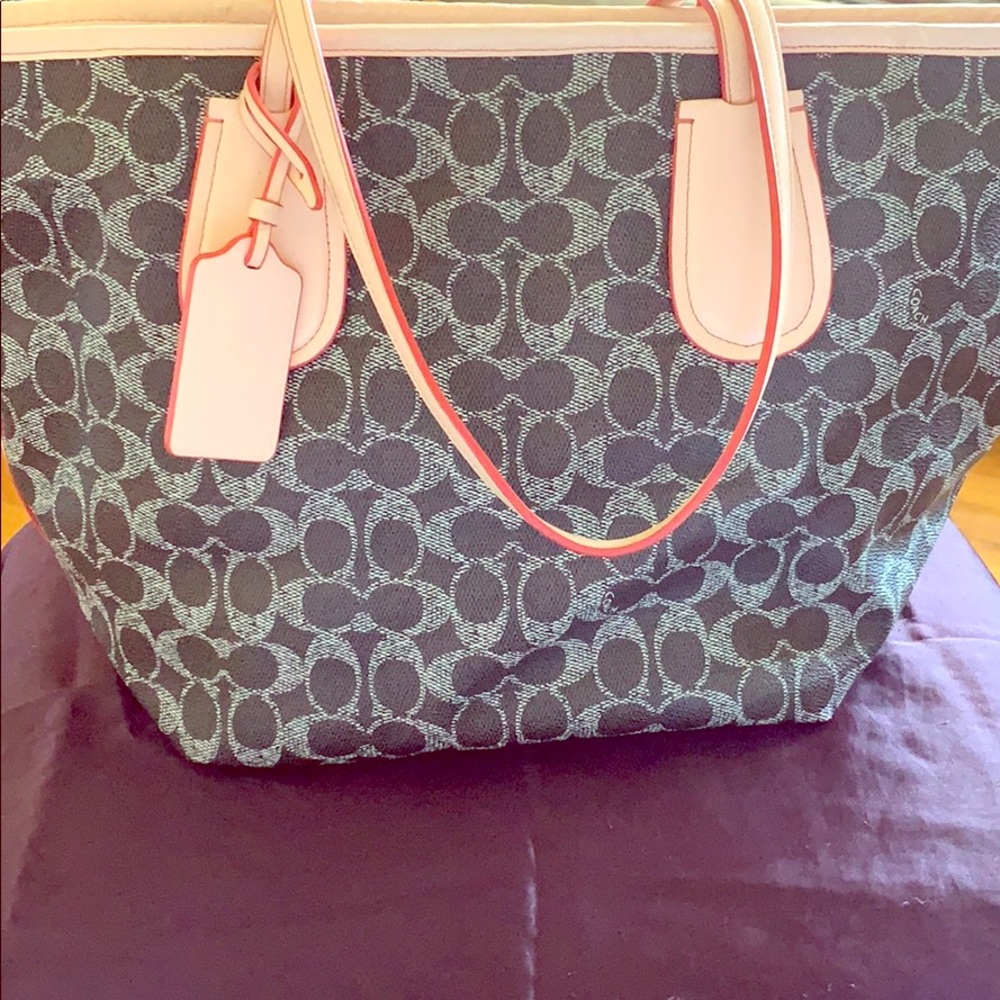 Official Coach Tote Bag/Shoulder Purse